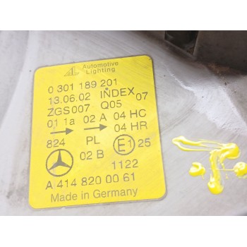 Recambio de faro izquierdo para mercedes-benz vaneo (414) 1.7 cdi (414.700) referencia OEM IAM 4148200061 a4148200061 0301189201