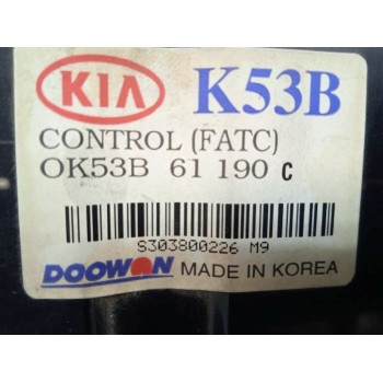 Recambio de mando climatizador para kia carnival ii 2.9 cdri ex referencia OEM IAM 0K53B61190  