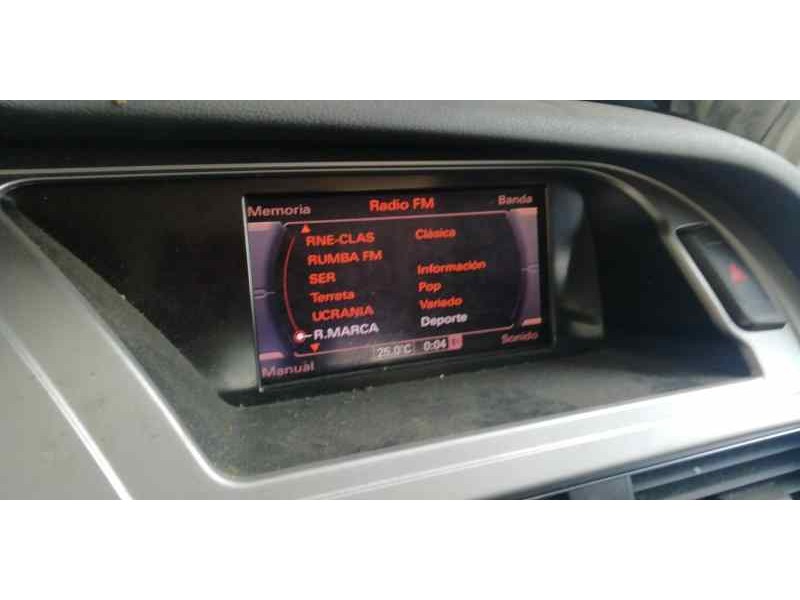 Recambio de sistema navegacion gps para audi a4 ber. (b8) básico referencia OEM IAM 8T0919604 PANTALLA 