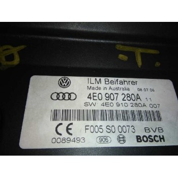 Recambio de modulo confort para audi a8 (4e2) 3.0 v6 24v tdi referencia OEM IAM 4E0907280A  