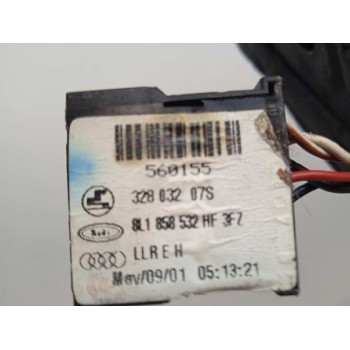 Recambio de retrovisor derecho para audi a3 (8l) 1.6 referencia OEM IAM 8L1858532HF BLANCO 5 PINS