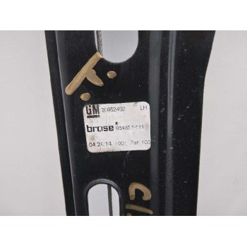 Recambio de elevalunas delantero izquierdo para opel insignia berlina excellence referencia OEM IAM 20952452 7 PINES 20951581