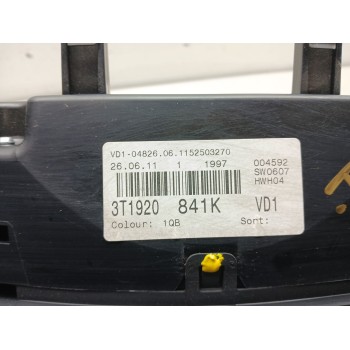 Recambio de cuadro instrumentos para skoda superb ii (3t4) 2.0 tdi 16v referencia OEM IAM 3t1920841k  