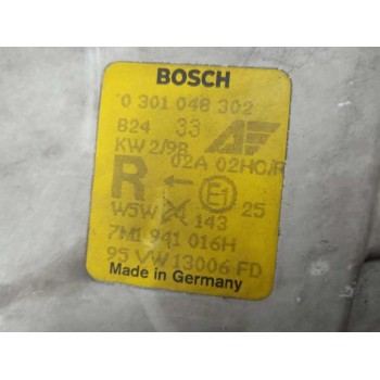Recambio de faro derecho para volkswagen sharan (7m8) básico referencia OEM IAM 7M1941016H 95VW13006FD BOSCH