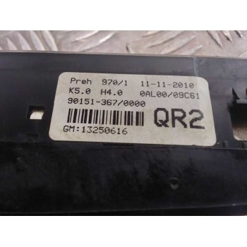 Recambio de mando calefaccion / aire acondicionado para opel astra gtc ´´111 years´´ referencia OEM IAM 13250616  