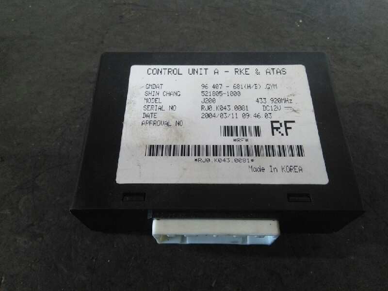 Recambio de modulo electronico para daewoo lacetti cdx referencia OEM IAM 5218051000  
