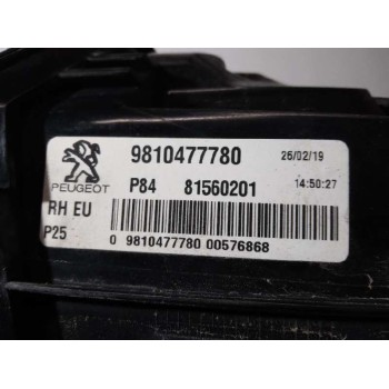 Recambio de piloto trasero derecho interior para peugeot 3008 style referencia OEM IAM 9810477780  