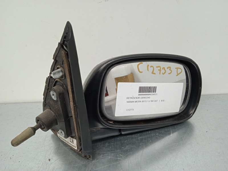Recambio de retrovisor derecho para nissan micra (k11) 1.0 16v cat referencia OEM IAM 963015F310 NEGRO MANUAL