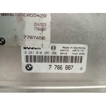Recambio de centralita motor uce para bmw serie 3 berlina (e46) 320d referencia OEM IAM 0281010205 7786887 7787658