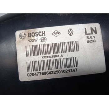 Recambio de servofreno para renault megane iv grandtour 1.5 dci diesel fap energy referencia OEM IAM 472104789R 0204776864 BOSCH
