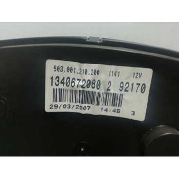 Recambio de cuadro instrumentos para fiat ducato caja cerrada 35 (06.2006 =>) l1h1 100 multijet referencia OEM IAM 1340672080 13