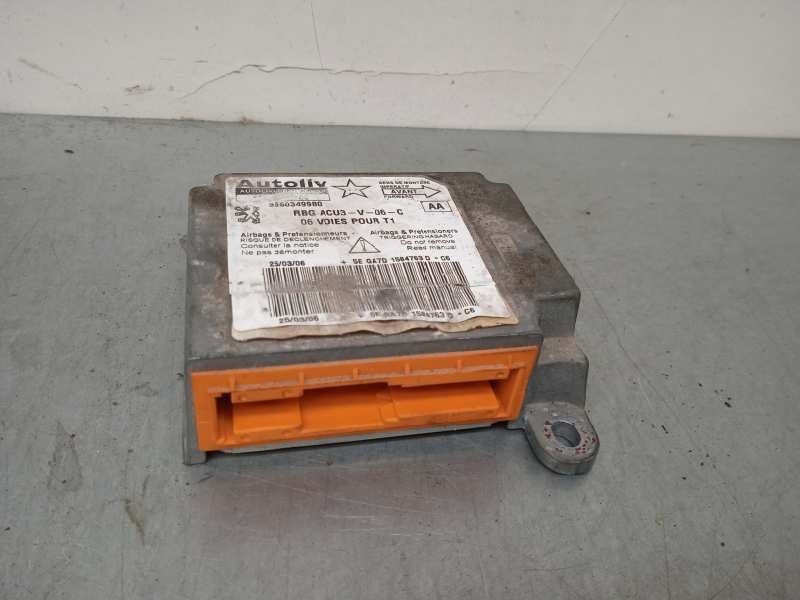 Recambio de centralita airbag para peugeot 206 cc cc referencia OEM IAM 9660349980 9660349980 9660349980