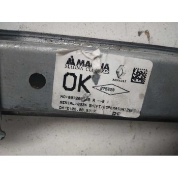 Recambio de elevalunas delantero derecho para dacia sandero stepway referencia OEM IAM 807209299R ELÉCTRICO 2 CABLES