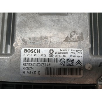 Recambio de centralita motor uce para peugeot 207 furgoneta/hatchback (wa_, wc_) 1.6 hdi referencia OEM IAM 0281013872  