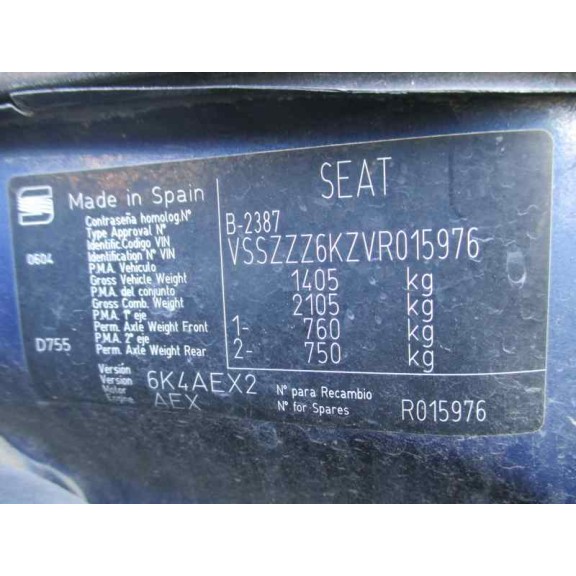 seat ibiza (6k) del año 1996