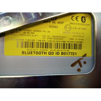Recambio de modulo electronico para mazda cx-5 2.2 turbodiesel cat referencia OEM IAM B017721 BLUETOOTH 