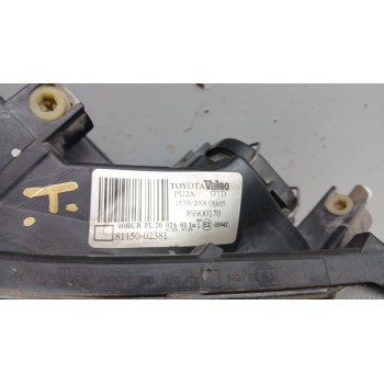 Recambio de faro izquierdo para toyota corolla (_e12_) 1.4 d (nde120_) referencia OEM IAM 811502381 89900170 