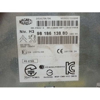 Recambio de sistema navegacion gps para peugeot 308 style referencia OEM IAM 9818613880 CAJA MODULO