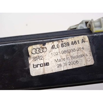 Recambio de elevalunas trasero izquierdo para audi q7 (4l) 3.0 tdi referencia OEM IAM 4L0839461A 4L0839461D SOLO MECANISMO