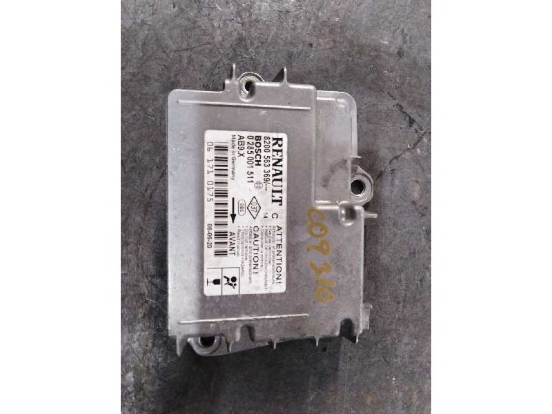 Recambio de centralita airbag para renault clio iii exception referencia OEM IAM 8200563369 8200563369 