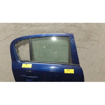 Recambio de puerta trasera derecha para opel corsa d enjoy referencia OEM IAM  AZUL SIN MANETA