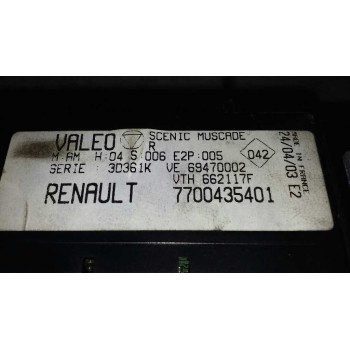 Recambio de mando climatizador para renault scenic (ja..) 1.6 16v dynamique (ja0b/11) referencia OEM IAM 7700435401  
