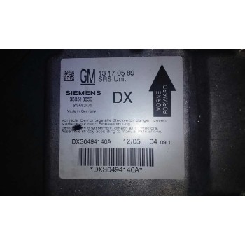 Recambio de centralita airbag para opel vectra c berlina cosmo referencia OEM IAM 13170589 13170589 