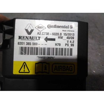 Recambio de centralita airbag para dacia duster 1.6 16v cat referencia OEM IAM 8201385569  