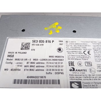 Recambio de sistema navegacion gps para skoda octavia iv (nx3, nn3, pv3) 1.5 tsi referencia OEM IAM 5e3035816p  