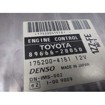 Recambio de centralita motor uce para toyota celica (t23) 1.8 referencia OEM IAM 8966620050 1752004151 