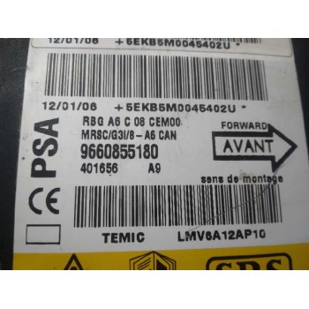 Recambio de centralita airbag para citroën c2 sx referencia OEM IAM 9660855180  