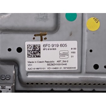 Recambio de pantalla multifuncion para seat arona (kj7, kjp) 1.6 tdi referencia OEM IAM 6f0919605  