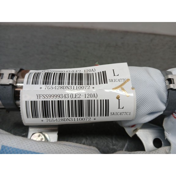 Recambio de airbag cortina delantero izquierdo para mg zs luxury referencia OEM IAM yfss9999343  