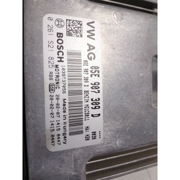 Recambio de centralita motor uce para seat leon (kl1) xcellence referencia OEM IAM 05E907309D  0261s21825