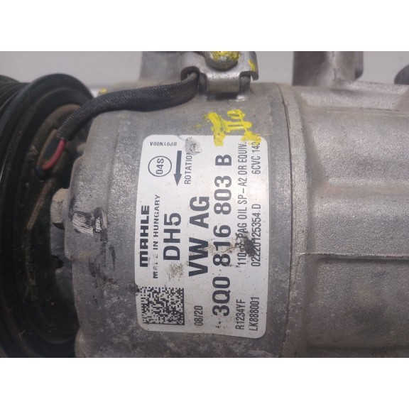 Recambio de compresor aire acondicionado para seat leon (kl1) xcellence referencia OEM IAM 3Q0816803B  