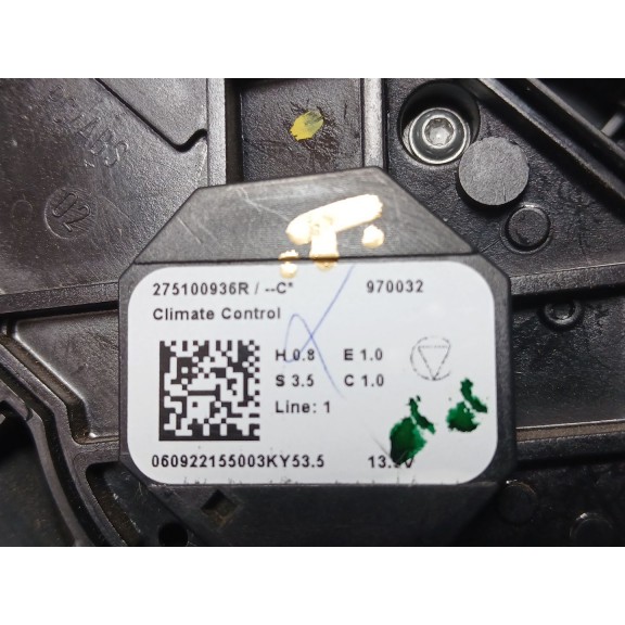 Recambio de mando climatizador para renault clio v referencia OEM IAM 275100935r  