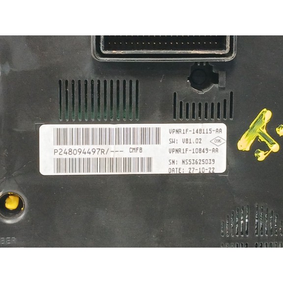 Recambio de cuadro instrumentos para renault clio v referencia OEM IAM p248094497r 3.949KM 248094497r