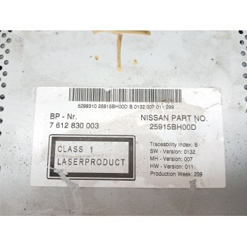 Recambio de sistema audio / radio cd para nissan micra iii (k12) 1.2 16v referencia OEM IAM 25915BH00D  