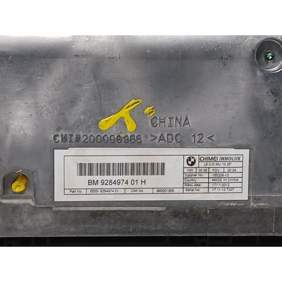 Recambio de display para bmw serie 5 lim. (f10) 2.0 turbodiesel referencia OEM IAM bm928497401h  928497401h