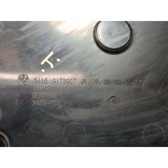 Recambio de guantera para bmw serie 5 lim. (f10) 2.0 turbodiesel referencia OEM IAM 51169173907  