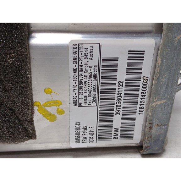 Recambio de airbag delantero derecho para bmw x3 (e83) xdrive 30d referencia OEM IAM 397056041122  