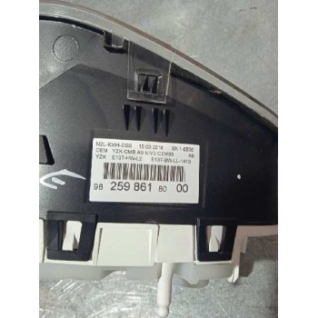 Recambio de cuadro instrumentos para peugeot 2008 (--.2013) access referencia OEM IAM 9825986180 210 KM 7 RPM