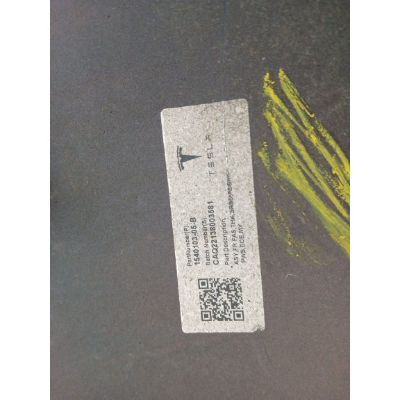 Recambio de paragolpes delantero para tesla model y (5yjy) ev referencia OEM IAM 154010305B  