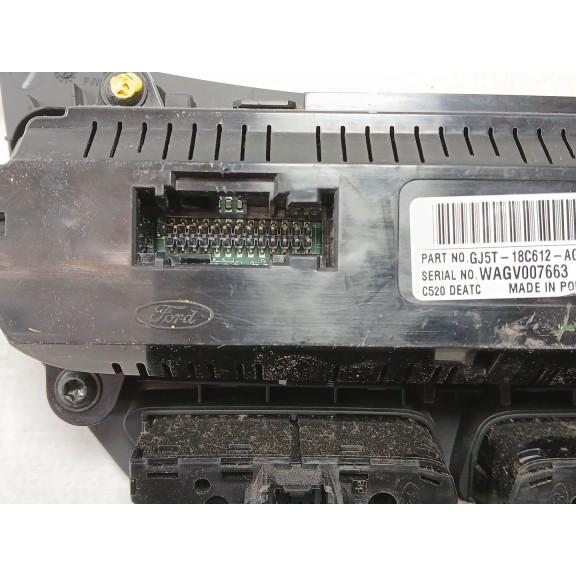Recambio de mando climatizador para ford kuga ii (dm2) 1.5 ecoboost referencia OEM IAM gj5t18c612ag  