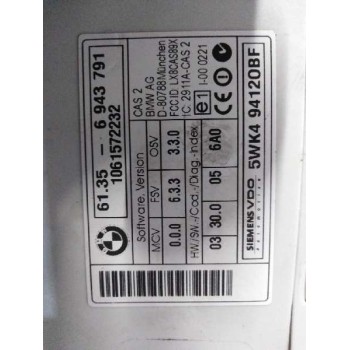 Recambio de modulo electronico para bmw serie 1 berlina (e81/e87) 120d referencia OEM IAM 61356943791  61356943791