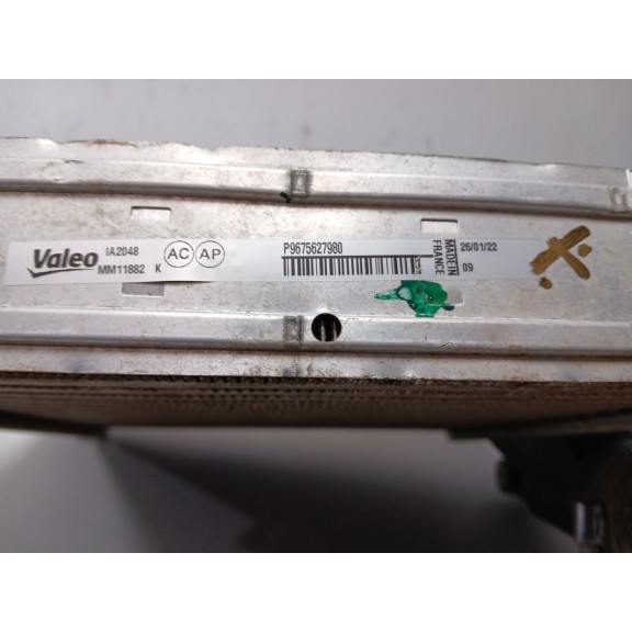 Recambio de intercooler para opel grandland / grandland x (a18, p1uo) 1.2 (75) referencia OEM IAM p9675627980 9675627980 