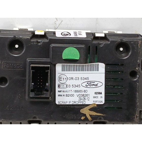 Recambio de display para ford b-max trend referencia OEM IAM av1t18b955bd  