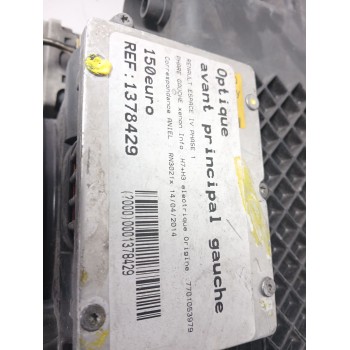Recambio de faro izquierdo para renault espace iv (jk0) privilege referencia OEM IAM 153874 XENON 