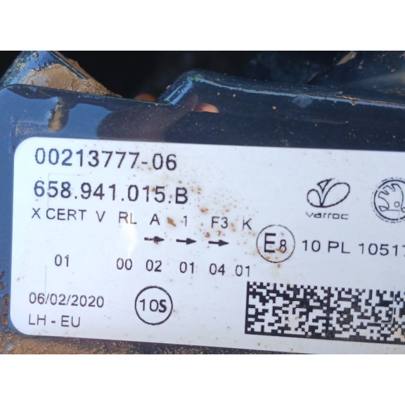 Recambio de faro izquierdo para skoda kamiq (nw4) 1.0 tsi referencia OEM IAM 658941015B  