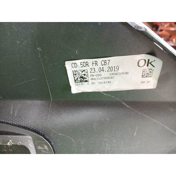 Recambio de paragolpes delantero para kia ceed (cd) 1.0 t-gdi referencia OEM IAM 86511J7000  